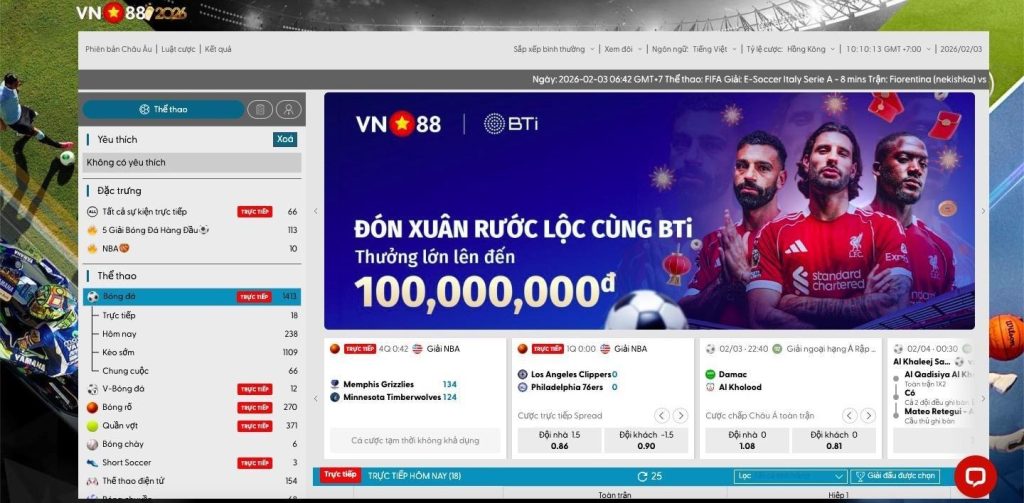 BTi Thể thao vn88