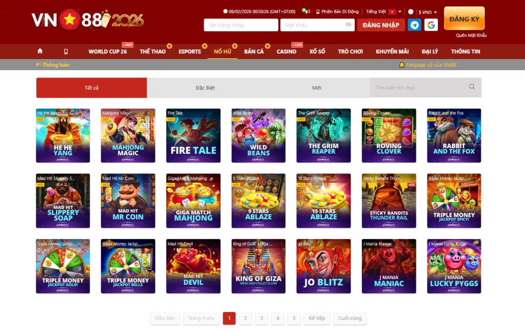 kho game slot VN88