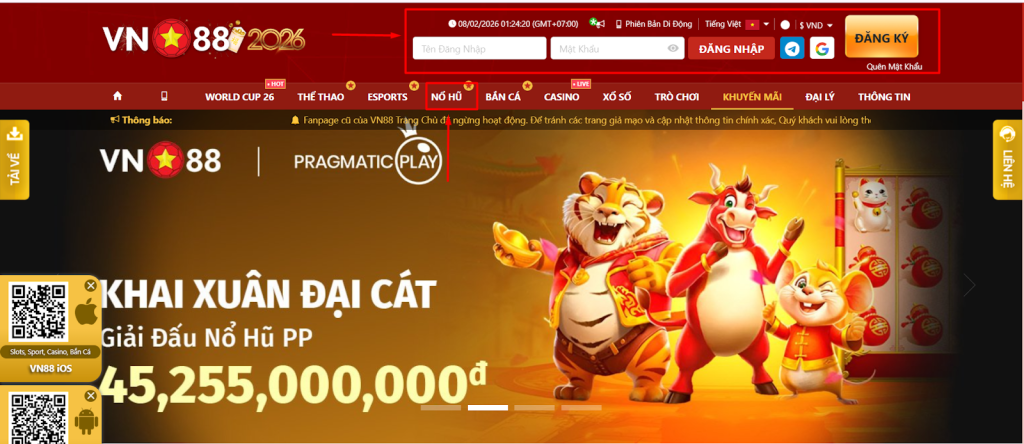 cách tham gia VN88 slot