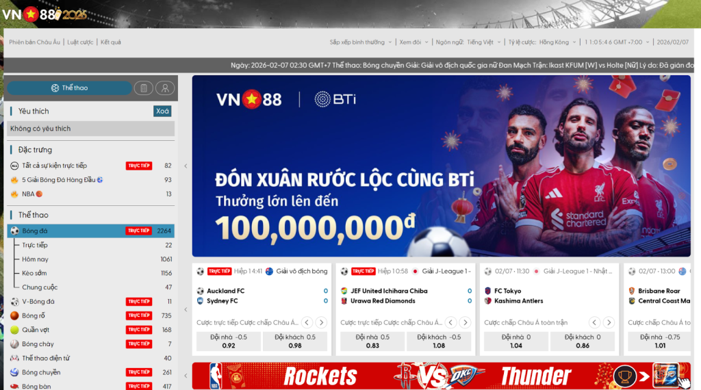 kèo nhà cái VN88